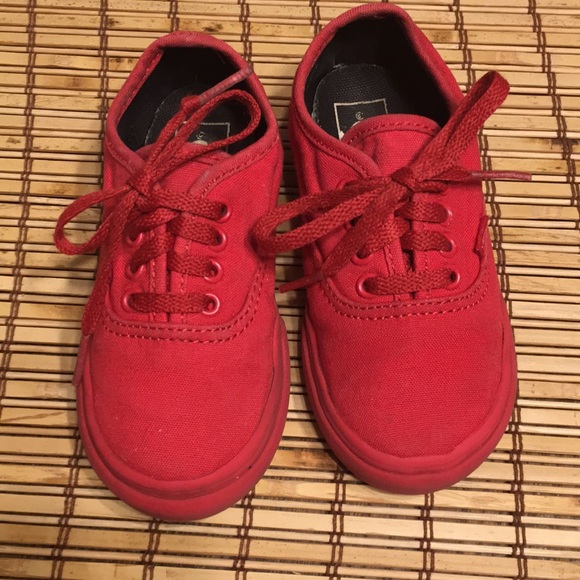vans off the wall red shoes